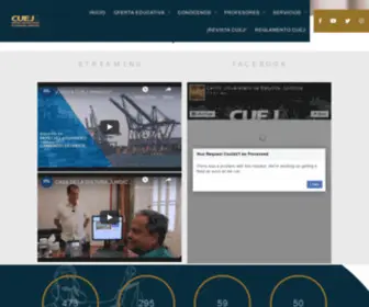 Cuej.edu.mx(México) Screenshot