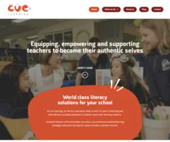 Cuelearning.com.au(Cue Learning) Screenshot