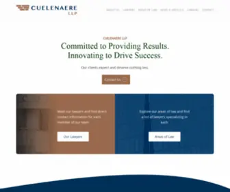 Cuelenaere.com(Cuelenaere LLP) Screenshot