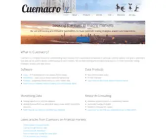 Cuemacro.com(Seeking the cues in macro markets) Screenshot