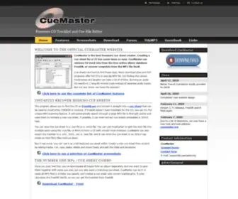 Cuemaster.org(Freeware CUE sheet editor) Screenshot