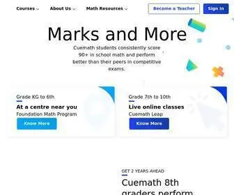 Cuemath.com(Interactive Maths Classes from the Best Maths Tutors Online) Screenshot