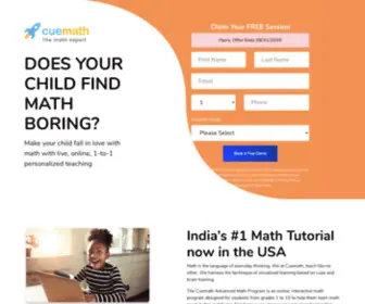Cuemathdemo.com(Cuemathdemo) Screenshot