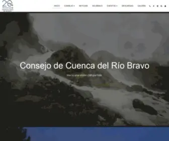 Cuencariobravo.org(Río bravo) Screenshot