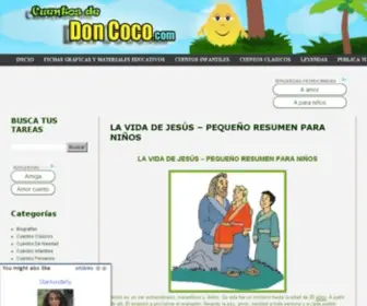 Cuentosdedoncoco.com(Cuentos De Don Coco) Screenshot