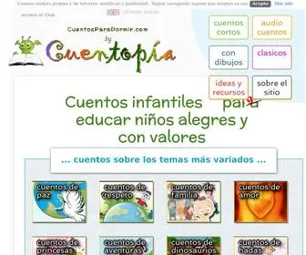 Cuentosparadormir.com(Cuentos para niños) Screenshot
