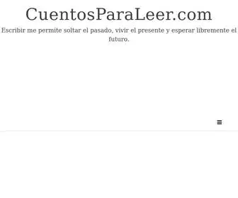 Cuentosparaleer.com(Escribir me permite soltar el pasado) Screenshot