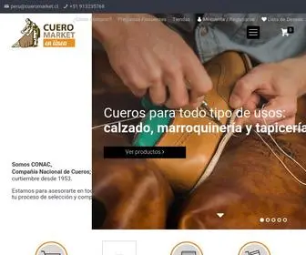 Cueromarket.com.pe(Cuero Market) Screenshot