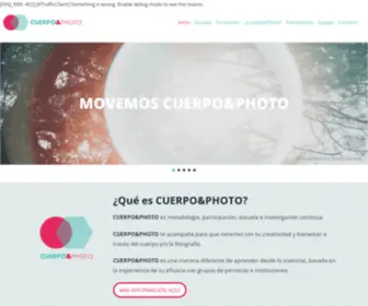 Cuerpoandphoto.com(Inicio) Screenshot