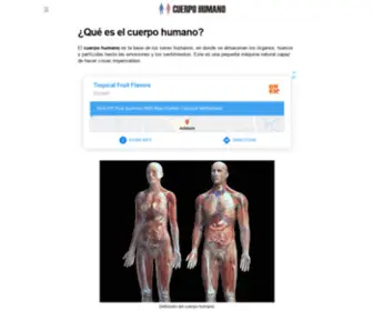 Cuerpohumano.net(Cuerpo humano) Screenshot