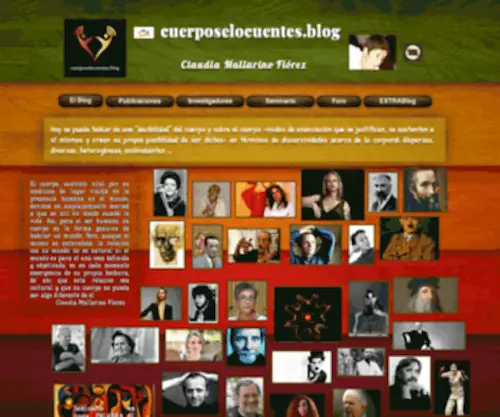 Cuerposelocuentes.blog(Escritura somática) Screenshot