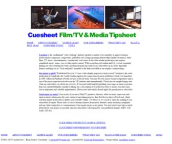 Cuesheet.net(Bringing Music and Pictures Together) Screenshot