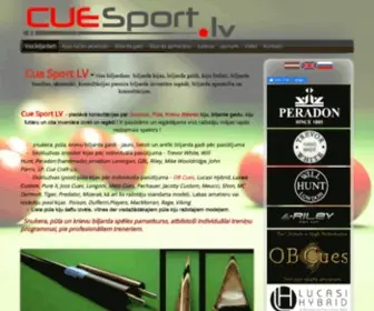Cuesport.lv(Cue Sport LV) Screenshot