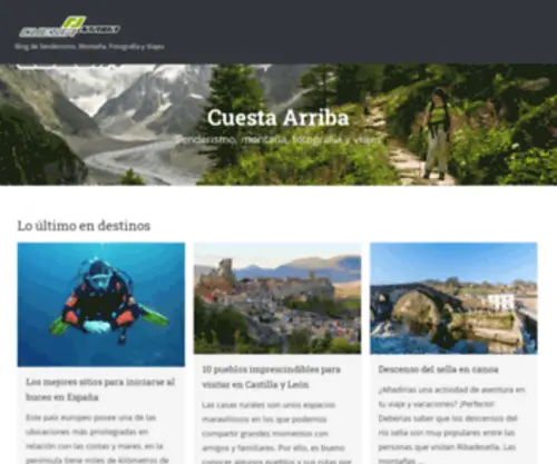 Cuesta-Arriba.es(Blog de Senderismo) Screenshot