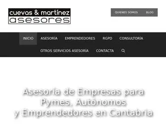 Cuevasmartinezasesores.es(Asesoría en cantabria. asesoramiento integral para empresas) Screenshot