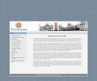 Cuexam.net(The University of Calcutta) Screenshot