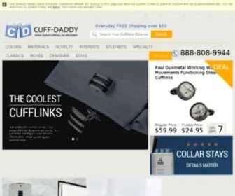 Cuff-Daddy.com(Cuff-Daddy Cufflinks) Screenshot