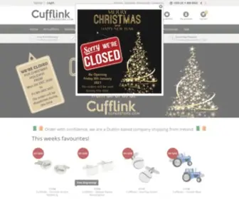 CufflinksuperStore.com(Cufflink Superstore Ireland) Screenshot