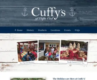 Cuffys.com(Cuffy&#039;s of Cape Cod) Screenshot