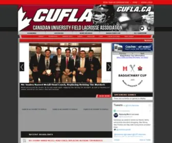 Cufla.ca(Canadian University Field Lacrosse) Screenshot