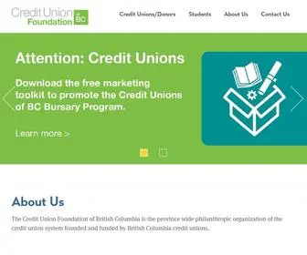 Cufoundation.org(Credit Union Foundation of BC) Screenshot