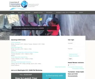 Cugh.org(Consortium of Universities for Global Health) Screenshot
