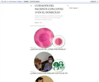 Cuidadosenelhogarcovid19.com(Cuidados del Paciente con COVID) Screenshot