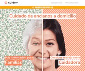 Cuidum.com(Cuidado de ancianos) Screenshot