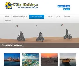 Cuinholidays.com(Tours in Dubai) Screenshot
