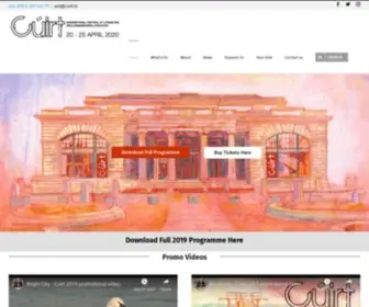 Cuirt.ie(Cúirt International Festival of Literature) Screenshot