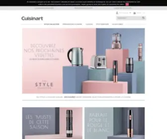 Cuisinart.fr(Cuisinart Francais) Screenshot