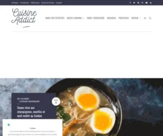 Cuisine-Addict.com(Cuisine Addict) Screenshot