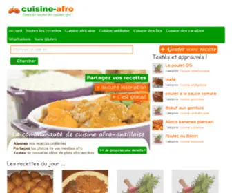 Cuisine-Afro.com(Cuisine afro) Screenshot