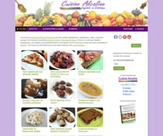 Cuisine-Alcaline.com(Recettes) Screenshot