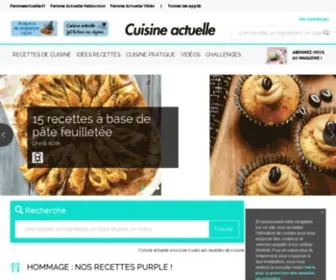 Cuisine-ET-Recette.fr(Cuisine actuelle) Screenshot