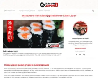 Cuisine-Japon.fr(Cuisine Japon : Le site dédié à la vraie cuisine japonaise) Screenshot