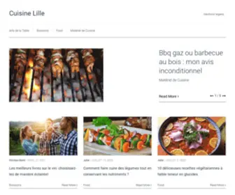 Cuisine-Lille.fr(Tout l'univers de la cuisine) Screenshot