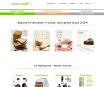 Cuisine-Saine.fr(Blog Cuisine Saine) Screenshot