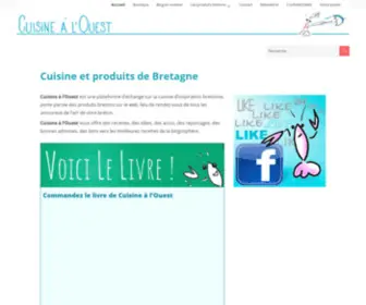 Cuisinealouest.com(Cuisine à l'ouest) Screenshot