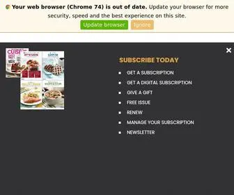 Cuisineathome.com(Cuisine at Home) Screenshot