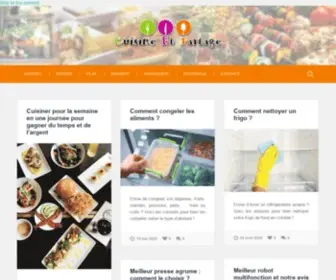 Cuisineetpartage.fr(Cuisine et Partage) Screenshot