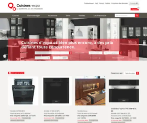 Cuisines-Expo.ch(Cuisines Expo) Screenshot