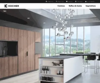 Cuisines-Kocher.com(Cuisines Kocher) Screenshot