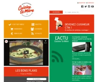 Cuisinetamere.fr(Cuisine Ta Mère) Screenshot