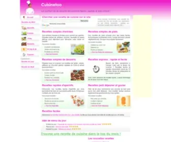 Cuisinetoo.com(Recette de cuisine facile et rapide) Screenshot