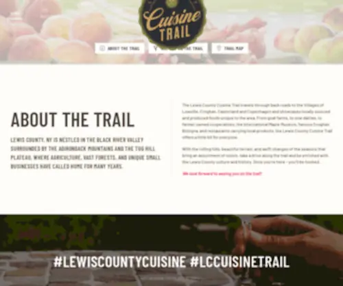 Cuisinetrail.com(Lewis County Cuisine Trail) Screenshot