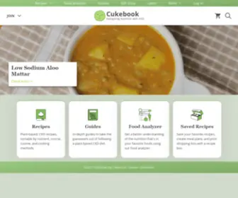 Cukebook.org(Navigating Nutrition with Chronic Kidney Disease) Screenshot