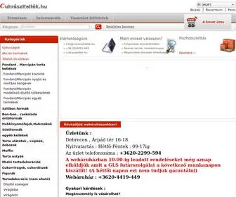 Cukraszkellek.hu(Cukrászati) Screenshot