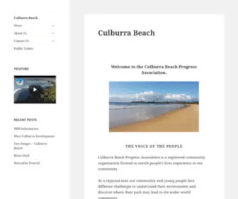 Culburrabeach.org.au(Culburra Beach Progress Association) Screenshot