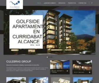 Culebrasgroup.com(Culebras Group Desarrollo Inmobiliario y Empresa Constructora en Costa Rica) Screenshot